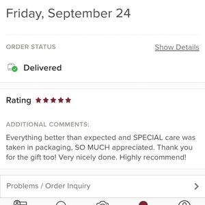 Some of My Customer's Comments